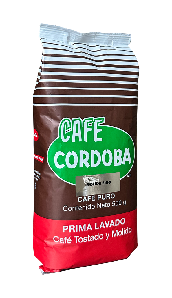 L500X CAFE CORDOBA PRIMA LAVADO Bolsa / Molido Fino de 500g