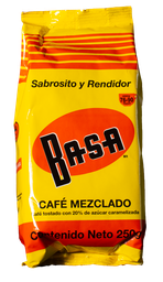 B250 CAFE BASA Bolsa / Molido Std de 250g